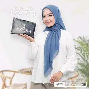 AZARA  square Hijab Paris Jadul Segi Empat Premium