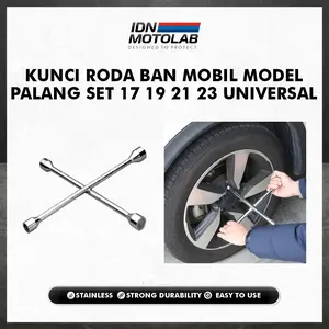 Kunci Konci Roda Ban Mobil Model Palang Set 17 19 21 23 Universal