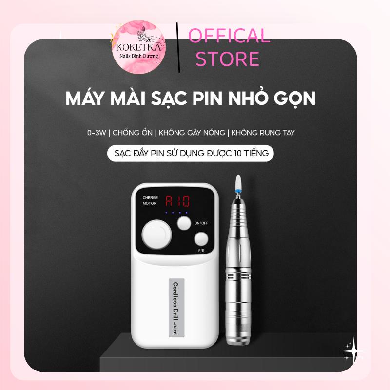 Máy Mài Tích Điện Cao Cấp JD-602 35W Làm Nail - bảo hành 6 tháng máy mài nail tích điện