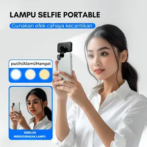 PL4 MINI Lighting konten kecerahan 3000Lux 3 Warna + tahan 2 jam