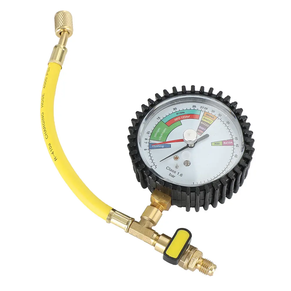 Đồng hồ đo áp suất, Đường kính 1 / 4 SAE Inch, 80mm / 3,15 ", Áp suất hoạt động: -1 ~ 60barÁp suất Nitơ, cho ô tô