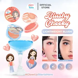 Pigeon Teens Blushy Cheeky Lightweight Blush 3.4 gr - Blush On Remaja - Makeup Remaja