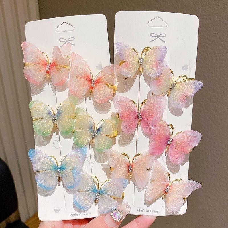 Product Introduction of TD - JEPITAN RAMBUT ANAK SET 6PCS MODEL KUPU KUPU KOREAN STYLE KAWAI/ JEPIT AKSESORIS RAMBUT ANAK BUTTERFLY 6
