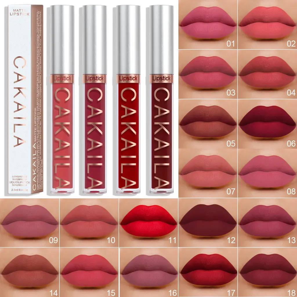 Ladamai Cakaila Matte Lip Cream Waterproof Tahan Lama Untuk Harian Lip Tint