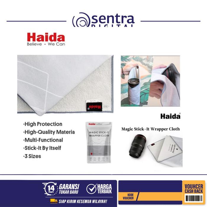 Gambar 	Haida Magic Stick-It Wrapper Cloth 36X36cm - HD4655 dari Sentra Digital Kota Surabaya Tokopedia