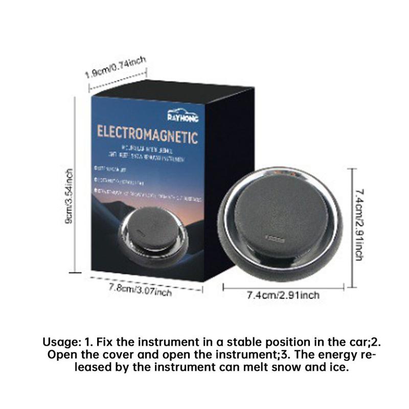 Product Introduction of New Electro Ice Melting Deicer Solar Power Supply Winter Car Antifreeze Molecular Snow Remover Portable Air Freshener 20