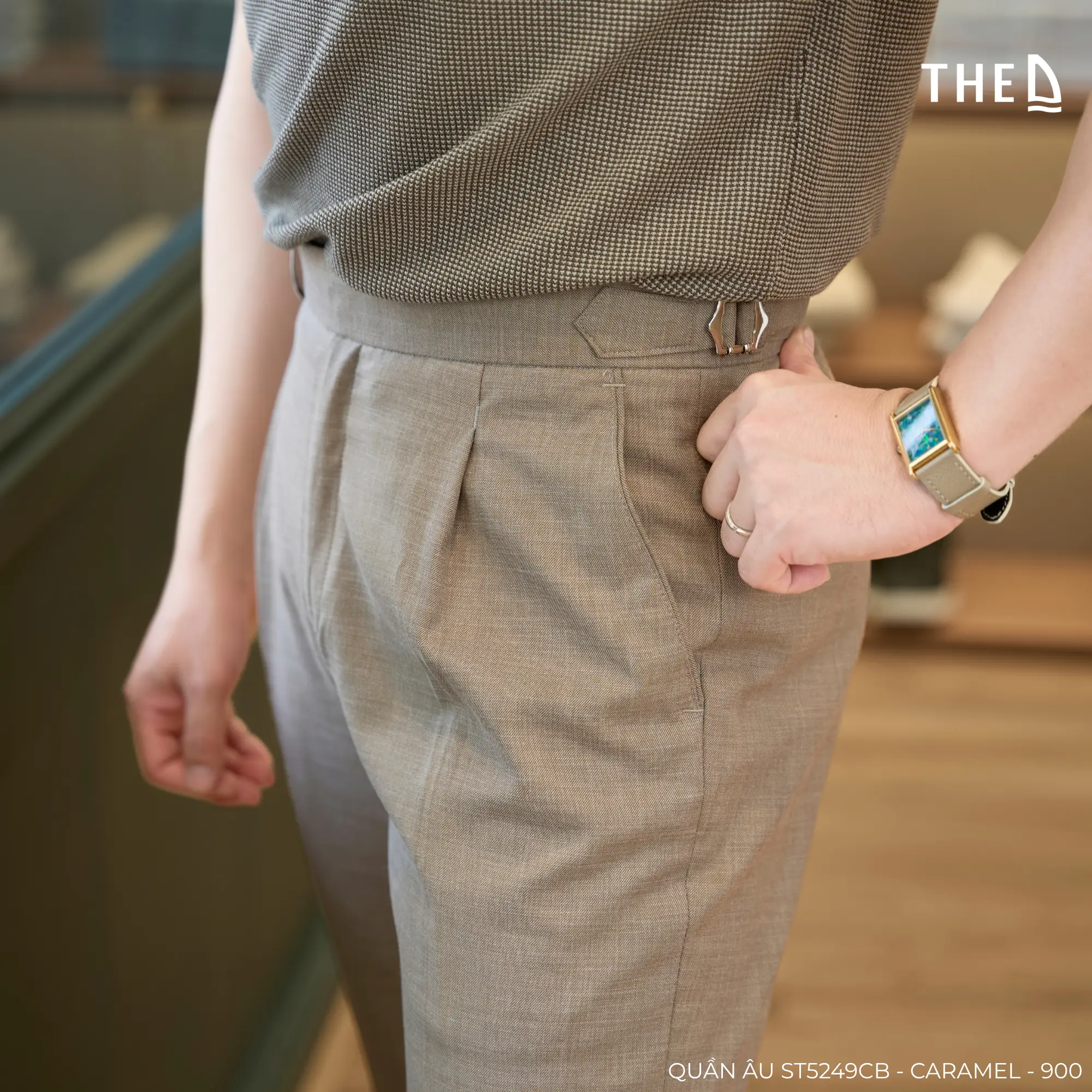QUẦN ÂU SIDE TAB THE D, Form Regular fit, Chất liệu: Cotton Polyester Spandex, Quần âu ST5249CB | BigBuy360 - bigbuy360.vn QUẦN ÂU SIDE TAB THE D, Form Regular fit, Chất liệu: Cotton Polyester Spandex, Quần âu ST5249CB | BigBuy360 - bigbuy360.vn
