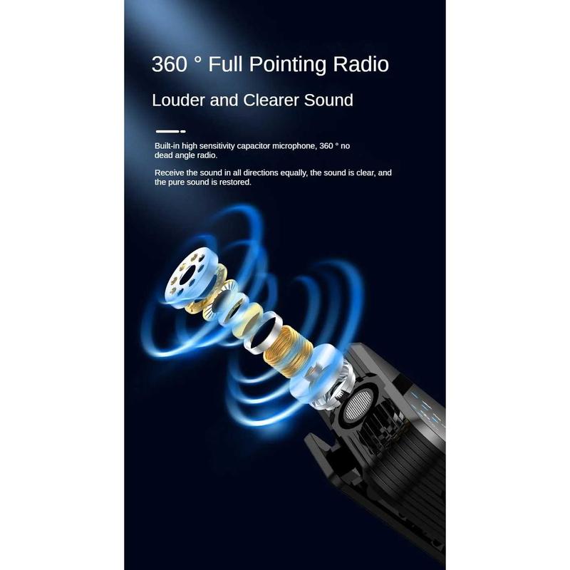 PROMO Clip On Mic Wireless for Vlogging Streaming with 2 Transmitter - ANC24 Microphone Mikrofon Bluetooth Earphone 6