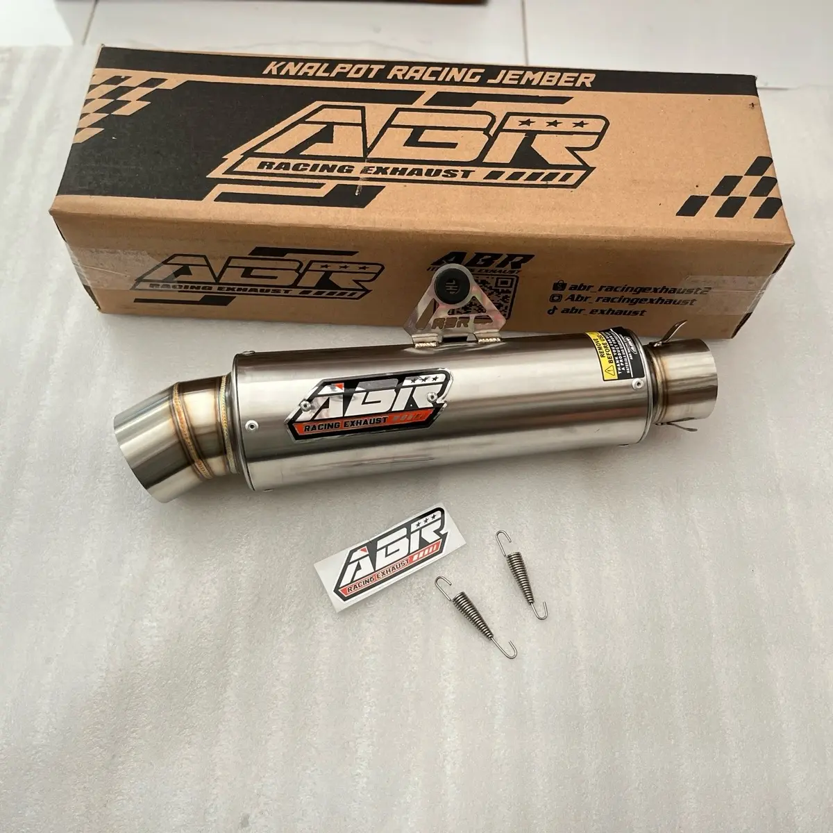 Slincer knalpot kompetisi V1 abr racing exhaust grade A