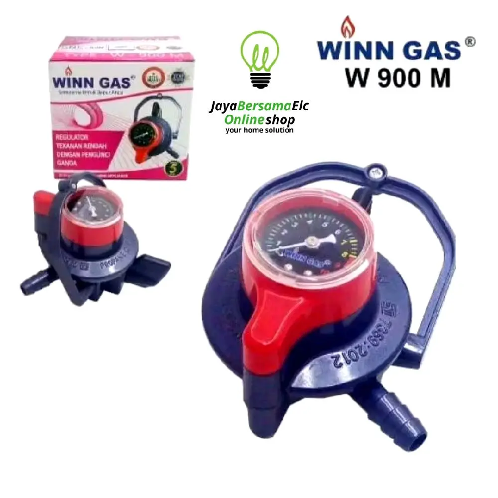 Kepala Gas / Regulator Winn Gas Tekanan Rendah W 900 M Double lock