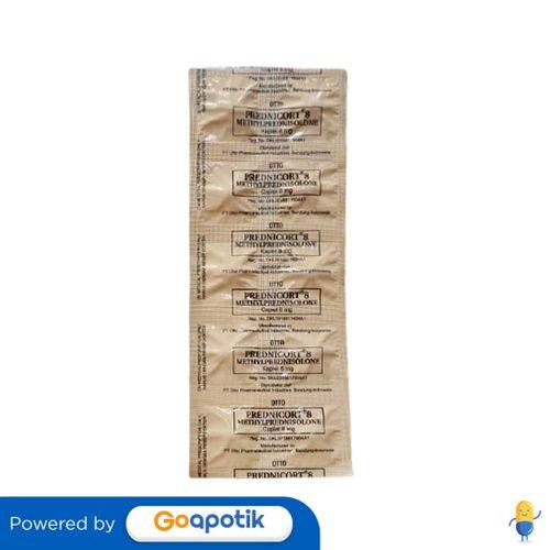 PREDNICORT 8 MG STRIP 10 TABLET