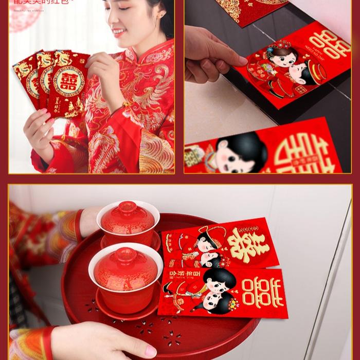 Gambar angpao amplop wedding sangjit merried pernikahan tehpai dari AGCollectionShop_NEW Kota Administrasi Jakarta Utara Tokopedia