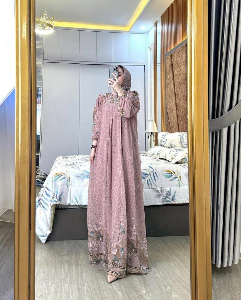 Product Introduction of SET HIJAB ANJELY SET HIJAB MEWAH KEKINIAN SET HIJAB CERUTY TERLARIS 3