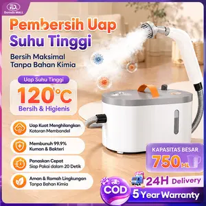 【COD】TIXX Mesin Steamer Uap Multi Function Steam Cleaner Mop Handheld Electric Steam Cleaner Pembersih Uap Suhu Tinggi Cepat Uap Membunuh Kuman Bersihkan Kotoran Cocok Pembersihan Rumah Karpet Sofa Gorden Dapur Peralatan Rumah Tangga alat rumah
