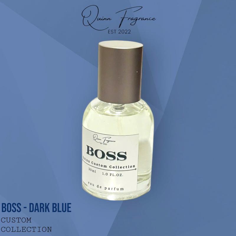 Nước Hoa NAM QUINN FRAGRANCE - CUSTOM BOSS Dark Blue chai 30ml Phong Cách Trẻ trung Hiện đại Nam tính Hương Cay Nồng Phương Đông