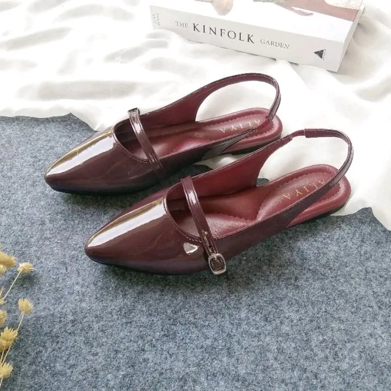 ALIYA - RENATA Sandal Flat Mules Wanita 3