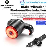 Gambar ROCKBROS Q5-Mini Lampu Rem Otomatis Sensor Pintar Belakang Sepeda 2 Braket IPx6 Tahan Air USB Tipe-C  Bicycle MTB Road Bike Smart Auto Brake Sensing Light IPx6 Waterproof Type-C Charging Taillight Bike Rear Light Q5Mini 24720013001 dari Wof Wheel of Fortune Official Kab. Tangerang 1 Tokopedia
