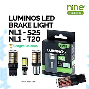 ORIGINAL LUMINOS LAMPU LED 144 SEIN SEN DAJAL REM MUNDUR T20 S25 BAU15S PUTAR LUMINOS  SUPER TERANG