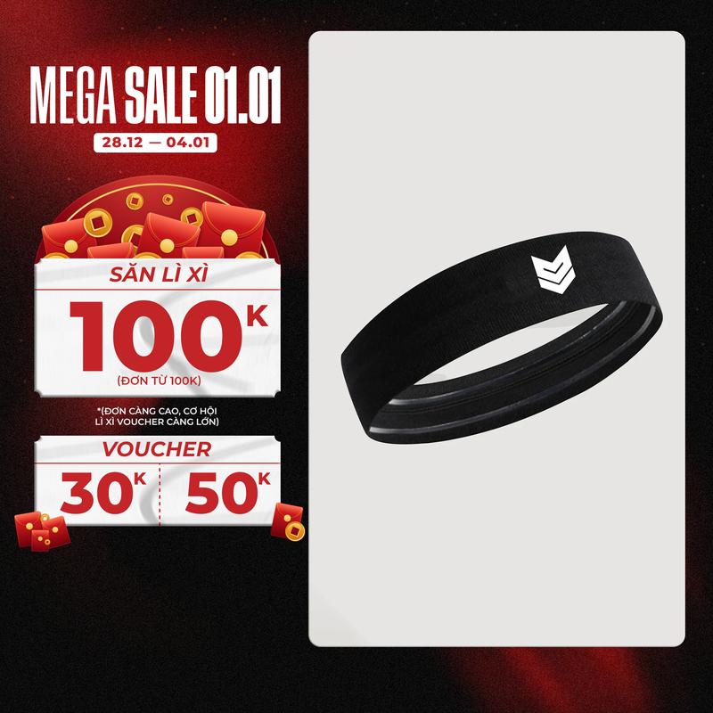  Băng đô thể thao Redikick chống trượt chặn mồ hôi co giãn headband Chơi Bóng Rổ Pickleball Tennis Bóng Đá Chạy Bộ Tập Gym Sport - 40mm 
