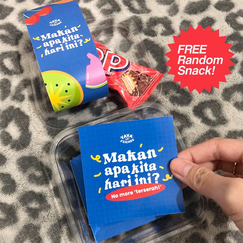 Makan Apa Hari Ini - Card Game Kartu Permainan Couple Bestie Hadiah BFF Kartu Gosok Seru 2