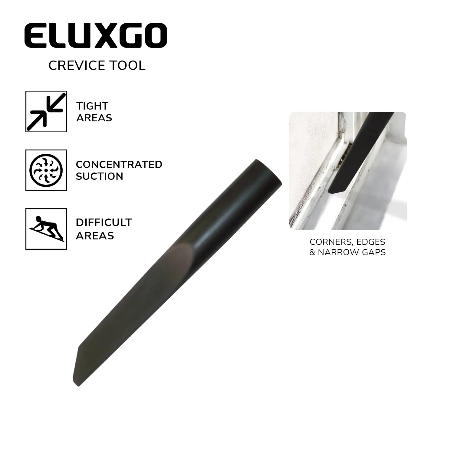 ELUXGO Crevice Tool (Round)