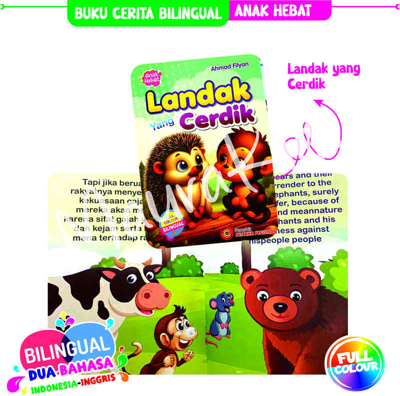 TAH FABEL CERITA BILINGUAL FC - ( 6 JUDUL RANDOM ) Bercerita Fabel Books 7