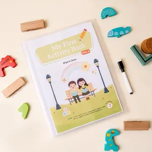 Little Bria - Buku Aktivitas Anak Vol. 1 | Buku Belajar Anak 3-5 Tahun Pra TK/Paud | Wipe and Clean 40 Halaman