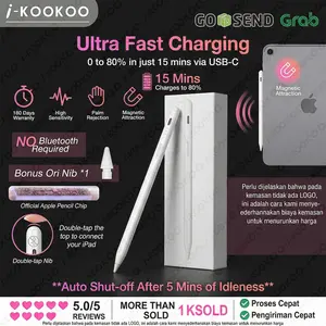 iPad Stylus Pen,Stylus Pencil for iPad Mini 7, Pensil Stylus iPad Gen 9 10 11 A16 Air 5 6 7 M1 M2 M3 Pro 11 M1 M2 M4 Mini 6 7 Pencil Palm RejectionStylus Pen for iPad,Stylus Replacement for Ori Apple Pencil Gen 2