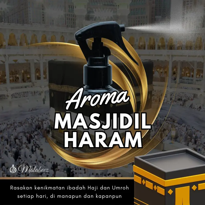 Malabeez Parfum Baju Gamis Karpet Sejadah Sarung Wangi Masjidil Harom Nabawi oleh-oleh Umroh Haji Pengharum 1