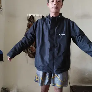 Armous Jaket Parasut Pria Winbreakers Outdoor Waterproof Bahan Taslan Premium