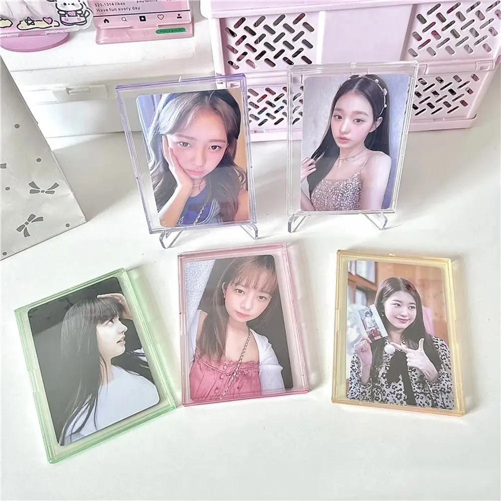 Standard Shell Card Brick Transparent Cards Sleeves Card Display Clear Hard Case Photocard Holder Baseball Football