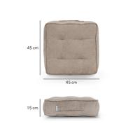 Gambar Bantal Lantai Kotak Kubos Floor Cushion - ISIRUMA - Abu - Abu dari Isiruma Indonesia Kota Tangerang 5 Tokopedia