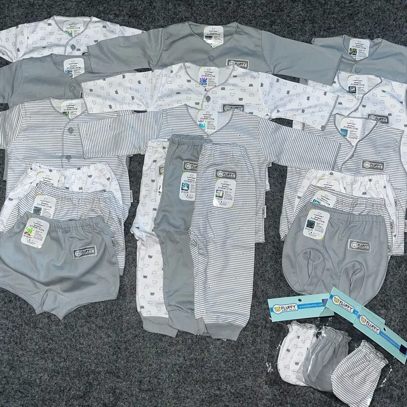 Paket fluffy baju bayi newborn 21 pcs (BACA DESKRIPSI) 5