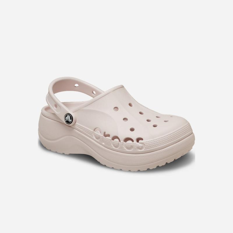 Giày Clog Nữ Crocs Baya Platform - Hồng - 208186-6PI 2