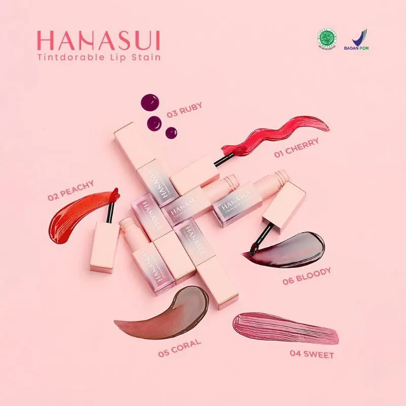 HANASUI TINTADORABLE LIPTINT/LIPSTAIN 100% ORI [Malang]