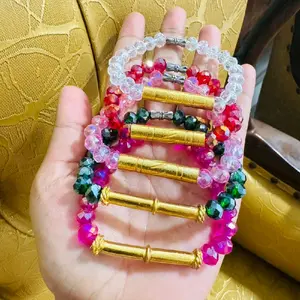 Gelang pandodor Lapis Emas Balut Kristal Premium