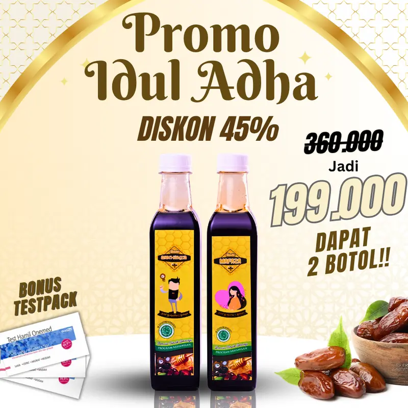 PROMO THR ! Madu Zuriat Mafaza dan Arkhanza 350ml (Free Tespack + COD) Promil Herbal 0