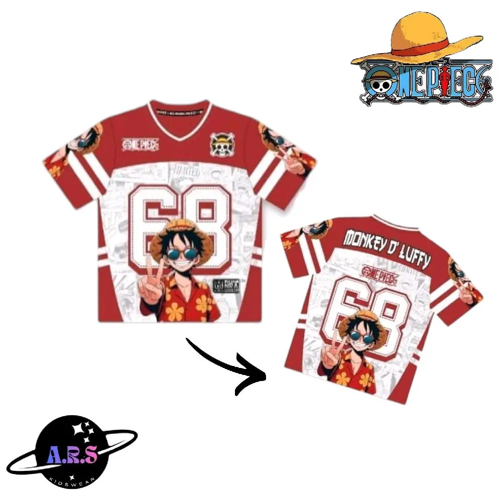 onepiece merah (kaos)