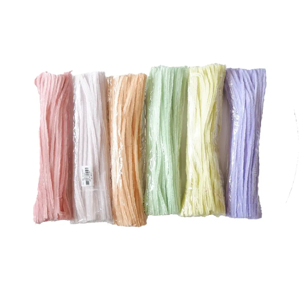 [100 PCS] kawat bulu mercy PATEL/pipe cleaner MACARON/hiasan kerajinan kawat