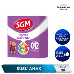 SGM ANANDA GAIN 100 0-12 BULAN 400 GR / SUSU ANAK / KIMIA FARMA