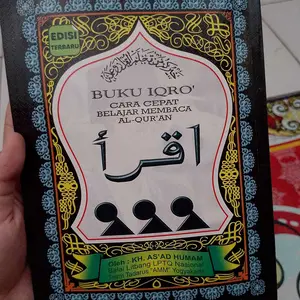 Buku Iqro Anak Iqra Anak BesarJilid 1 Sampai 6 dengan Juz Amma Cara Cepat Baca Al Quran HVS Dan CD Buram / AMM - AMM
