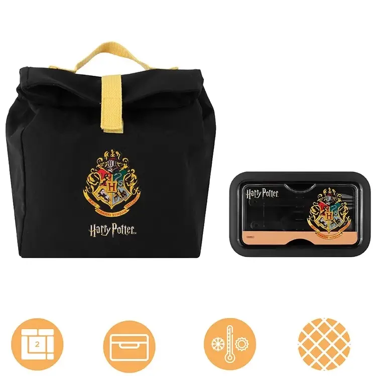 Miniso Harry Potter Lunch Box and Lunch Bag 0