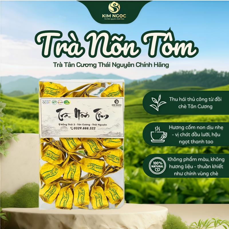 Trà Nõn Tôm Đặc Sản Thái Nguyên Kim Ngọc Hương Đậm Đà Hương Vị Truyền Thống Thái Nguyên Vị Chát Dịu 100% Lá Trà Tươi Tự Nhiên 99k