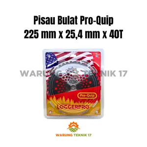 Pisau Potong Rumput Bulat PRO-QUP 255 x 25,4 x 40T Mesin Pemotong Rumput PROQUIP Stainless Steel
