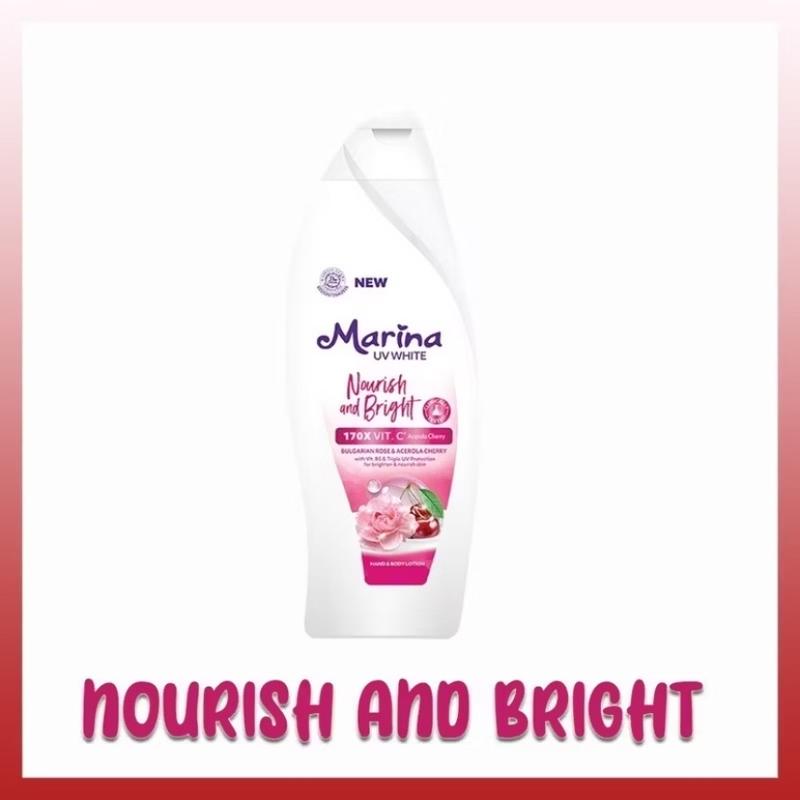 ￼Marina Hand & Body Lotion UV White - Body Serum | Niacinamide Perawatan Pencerah Wanita Tangan Scrub Vitamin 1