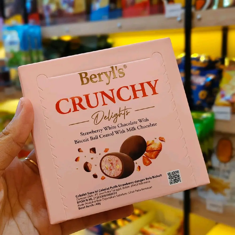 Beryls Crunchy Deligt Strawberry 60g