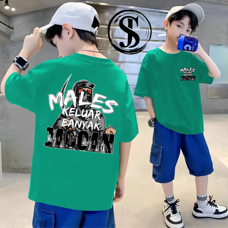 BAJU ANAK LAKI LAKI SIZE M,L,XL,XXL ATASAN ANAK PAKAIAN ANAK DISTRO KAOS ANAK PREMIUM BAJU ANAK ANAK TERLARIS ATASAN ANAK USIA 3-15 TAHUN MAL*S K*LUAR BANYAK JAG*AN STORE JUNIOR 5