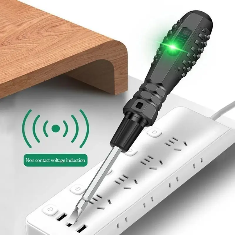 Bút kiểm tra điện, SFBSF, Cảm ứng thông minh với tuốc nơ vít chỉ báo, Cầm Tay / Crossover, Máy Dò Điện Áp Đa Chức Năng Có Thể Tháo Rời Gia Dụng 3