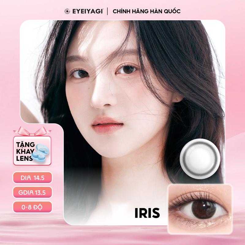 NEW IRIS - Kính áp tròng cận thời trang Hàn Quốc 3 tháng | Độ cận 0-8 DIA 14.5mm|