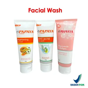 Sabun Papaya By Mamaya Facial Wash Acne Face Wash Brightening Collagen Sabun Muka Pepaya Cair Sabun Penghilang Jerawat BPOM